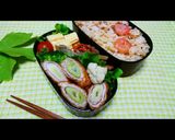 お弁当★そうめんお好み焼き★作り方1写真