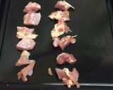 魚焼きグリルで焼く、コンソメ味のやきとり作り方3写真