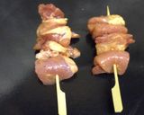魚焼きグリルで焼く、コンソメ味のやきとり作り方5写真