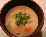 美味しい！きのこたっぷりかす汁作り方4写真