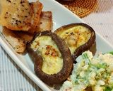簡単おいしい　椎茸のピリ辛マヨ焼き作り方5写真