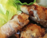 おからとほうれん草の豚肉ロール焼き作り方3写真
