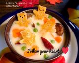 抱っこクマクッキー型のかわいいクルトン作り方5写真