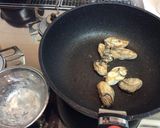 牡蠣のほうれん草とねぎの焼きそば♪作り方3写真