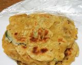 残ったサラダでお好み焼き作り方3写真
