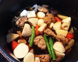 大豆のお肉で作る 簡単ヘルシー筑前煮作り方4写真