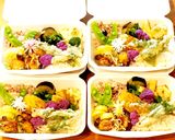 【お弁当盛り付け】かわいい盛り付け手順作り方16写真