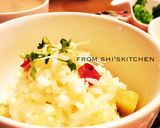 芋ご飯でさつまいものミルク粥♡作り方2写真