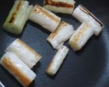 ハツステーキと焼きネギ作り方2写真