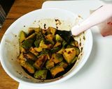 栄養素満点濃厚しまアジアボカドずけ作り方3写真