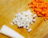 ブロッコリーの茎と残り野菜でエコシチュー作り方2写真