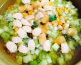 ブロッコリーの茎と残り野菜でエコシチュー作り方4写真