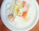 鶏肉団子と白菜のクリーム煮作り方9写真