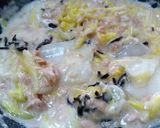 簡単！白菜とツナと塩昆布のクリームパスタ作り方4写真
