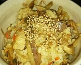 ごぼうたっぷり炊き込み風混ぜご飯作り方11写真