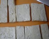 サーモンと塩麹漬け豆腐、春菊ソースで作り方5写真