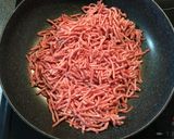 肉そぼろ丼 椎茸の甘辛煮添 お弁当でも！作り方5写真