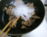 簡単♪豚肉と春雨の オイスターソース炒め作り方4写真
