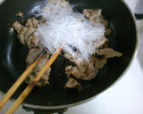 簡単♪豚肉と春雨の オイスターソース炒め作り方4写真