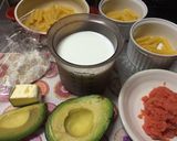 クリーミー明太アボカドグラタン作り方1写真