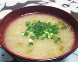 大根&生姜おろし、豆苗、キヌアのお味噌汁作り方4写真