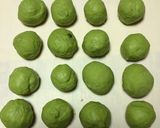 抹茶ちぎりパンin甘納豆作り方6写真
