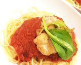 トマトと鶏肉のパスタ作り方12写真