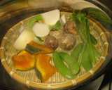 蒸し野菜♡マヨマスタードソース添え作り方1写真