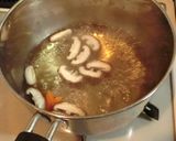 ☆白だしでとろろ昆布としいたけのお吸い物作り方2写真