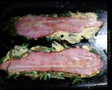 簡単☆ニラ玉・ベーコン焼き作り方4写真
