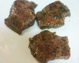 ジビエ料理　鹿背ロースステーキ作り方2写真