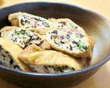 ふわっふわ～♬豆腐と卵の巾着煮作り方8写真