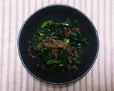 大豆のお肉のしぐれ煮と青菜の和え物★作り方6写真