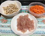 優しい味のかしわご飯作り方1写真