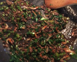 小松菜とひき肉の旨味たっぷり混ぜごはん♬作り方3写真