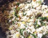 小松菜とひき肉の旨味たっぷり混ぜごはん♬作り方4写真
