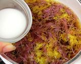 食用菊のかきたま汁　作り方2写真