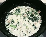 ベーコンとほうれん草のクリームパスタ作り方8写真