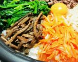 炊飯器で✨石焼きビビンバ風炊き込みご飯作り方9写真