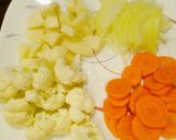 とっても簡単☆インド風ベジタブルカレー作り方1写真