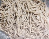 体が温まる寒い時に食べるかき玉そば:覚書作り方3写真