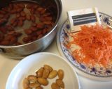 アーモンドとキノコの炊き込みご飯　作り方3写真