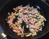 簡単ハムピーナッツバジルソースパスタ!!作り方5写真