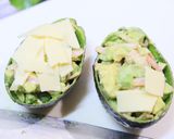 ＊お手軽、アボカドとベーコンのチーズ焼き作り方4写真