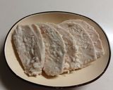 小松菜と茹で鶏のゴマ味噌和え作り方2写真