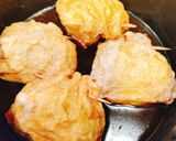 油揚げ卵入り茶巾煮♫作り方5写真