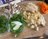 【温まる】【風邪】具だくさんにゅうめん作り方1写真