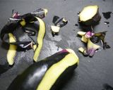 レンジで簡単！茄子ベーコン卵作り方1写真
