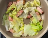 裏ワザでパラパラ！レタスチャーハン作り方4写真