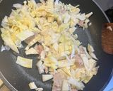 鉄板焼き屋の裏メニュー風オムソース焼き飯作り方2写真